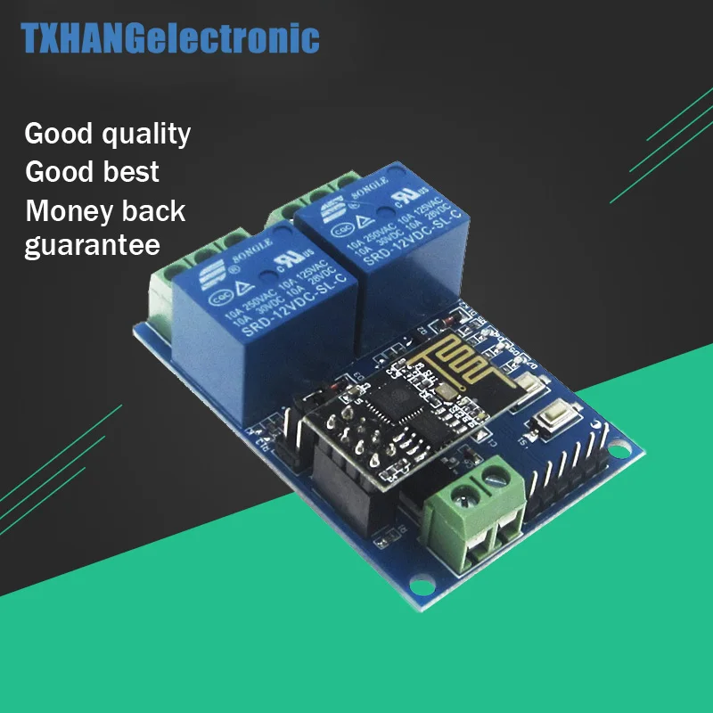 5/12V ESP8266 Esp01 ESP 01 сеть 2 канала Беспроводной WI FI триггерный релейный модуль Интернет