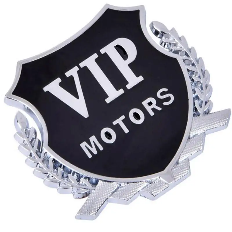 2PCS Car Sticker MOTORS Emblem Badge VIP Decal For Lada 1300 Niva Vesta X-Ray XRay Samara Signet Granta Priora Kalina Safarl