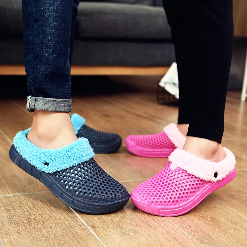 Winter Slippers Women 2018 New Woman Autumn Shoes Breathable Comfortable Girl Home White Black Pink Indoor Chinelos 41 | Обувь