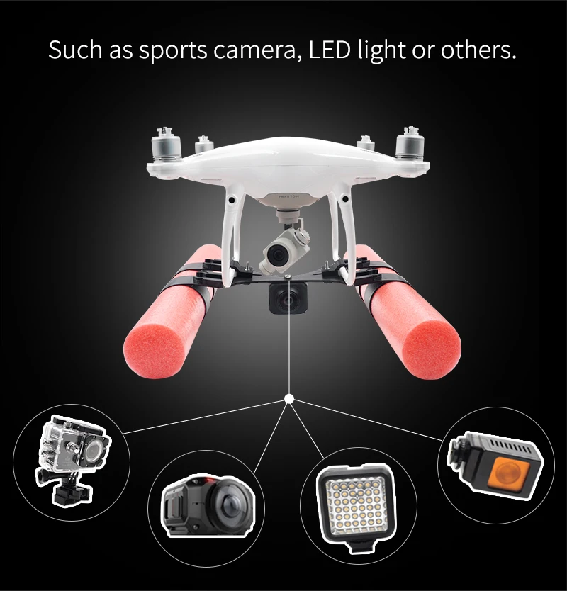 STARTRC DJI phantom 3 pro посадочный занос Поплавковый комплект для DJI phantom 3 se advance Drone посадка на водной части для phantom 4 pro
