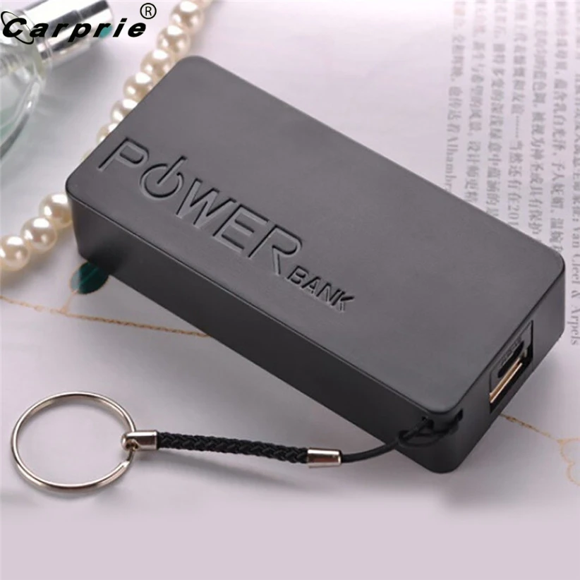 CARPRIE 5600 мАч 2X 18650 USB внешний аккумулятор зарядное устройство чехол сделай сам для