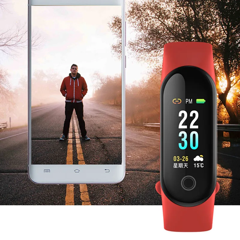 696 цветной экран Смарт браслет измерение артериального давления IP67