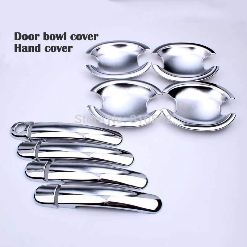 4 шт./комплект хромированные защитные насадки на дверную ручку для KIA Sportage R 2010