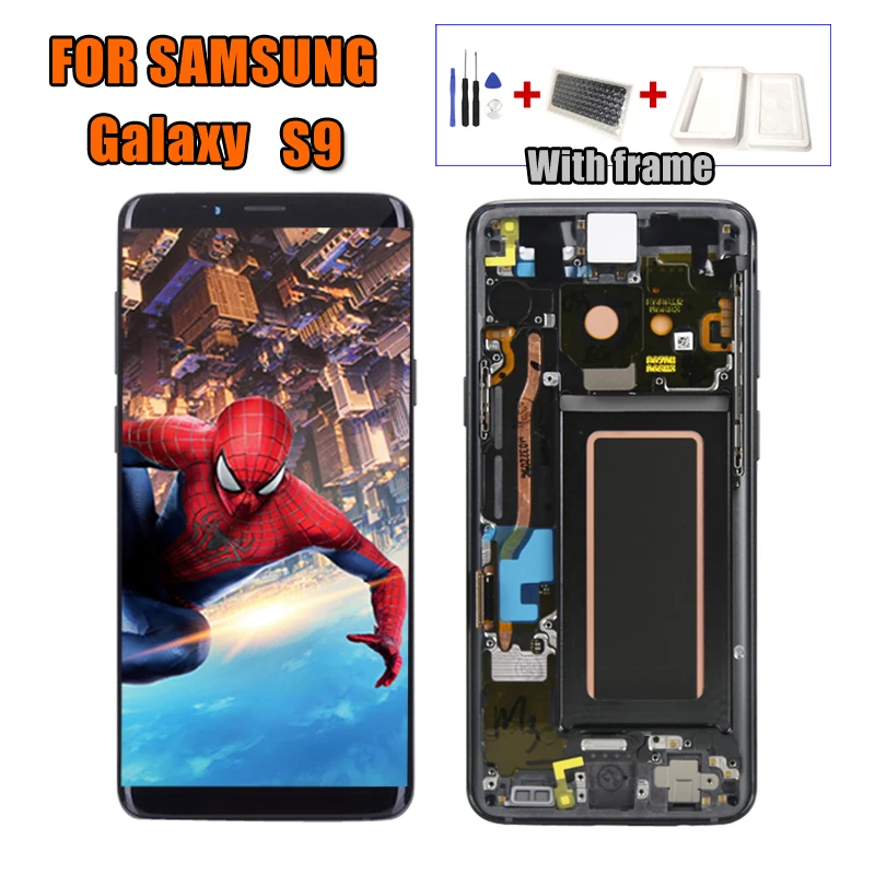 Для samsung galaxy S9 ЖК-дисплей сенсорный экран дигитайзер в сборе для samsung S9 G960 g960f ЖК сенсорный экран дигитайзер
