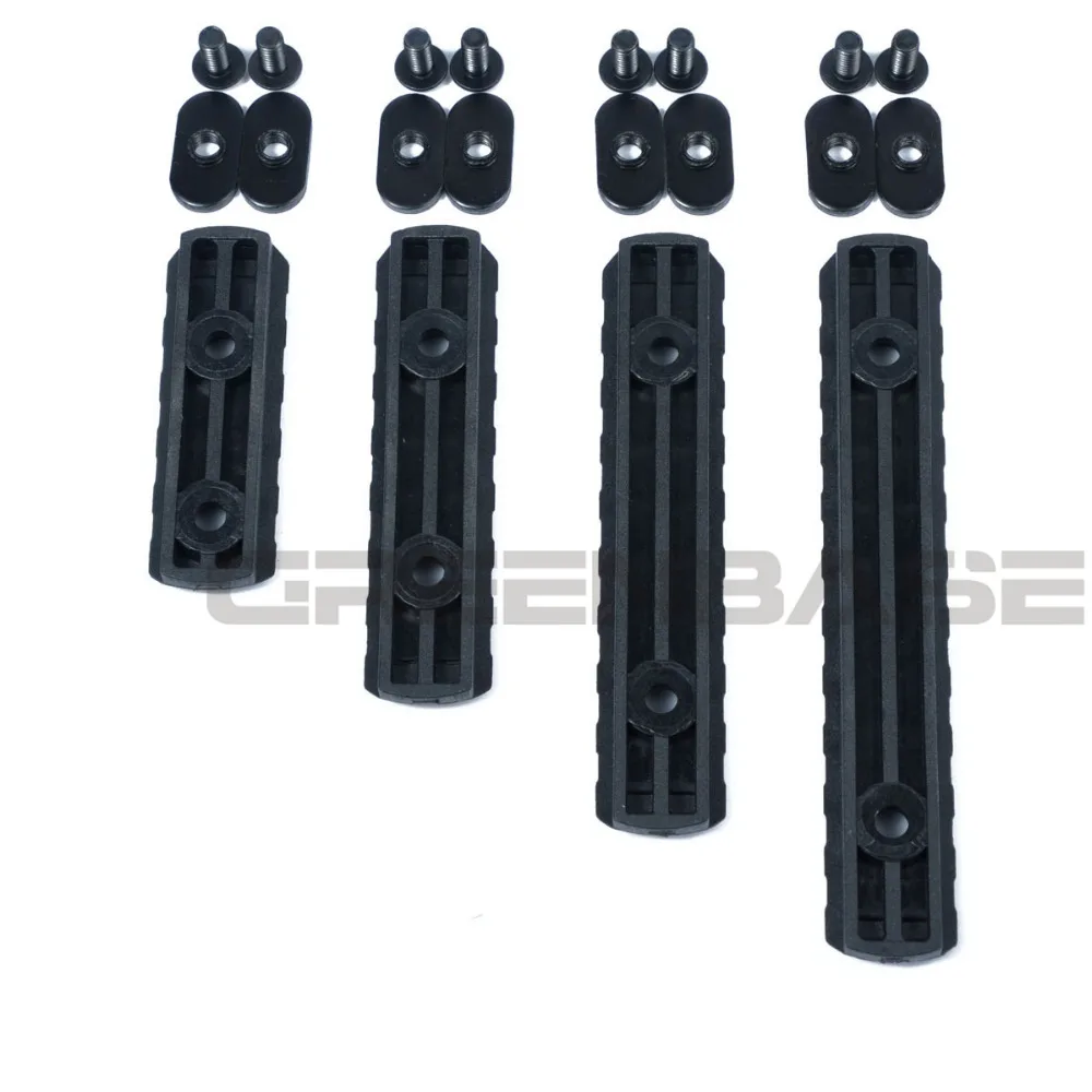 Greebase упаковка из 4 шт. тактический страйкбол полимер Пикатинни для Handguard лазерный прицел охотничий Пистолет Аксессуары