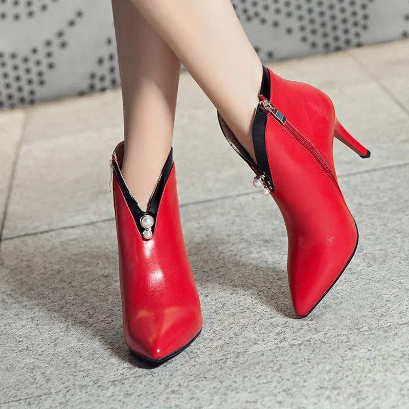 Ботинки martin 2019 новые весенние ботильоны Zapatos De Mujer с боковой молнией в западном