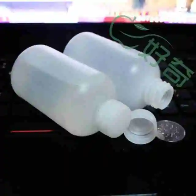 10 pcs Sealed water bottles, 100ml reagent bottle plastic bottle mouth fine