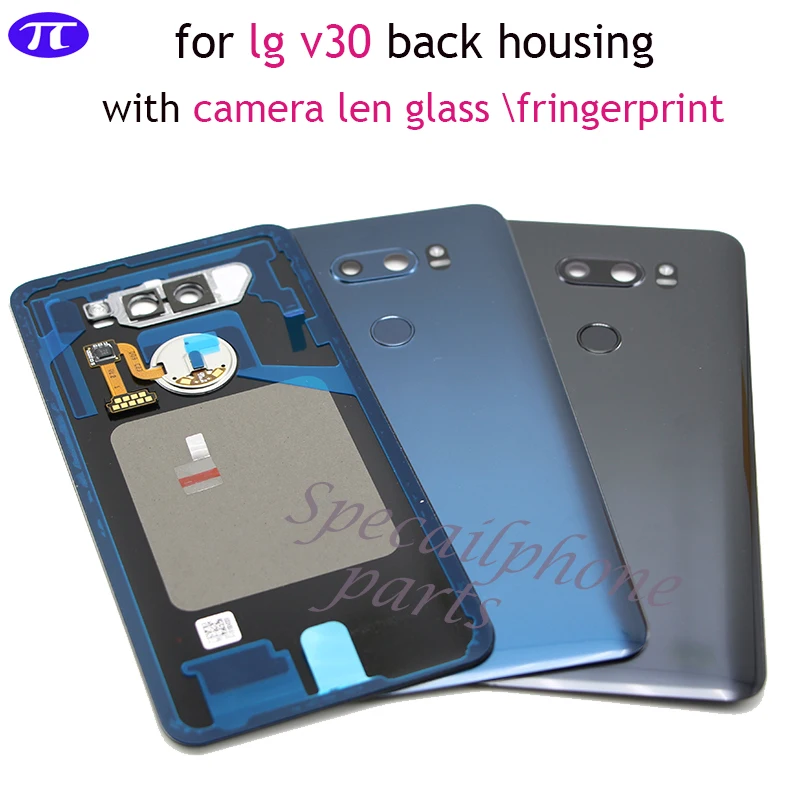 Задняя крышка для LG v30+/v30 задняя крышка корпуса для VS996 LS998U H933 LS998U H930 задняя крышка с объективом камеры стекло