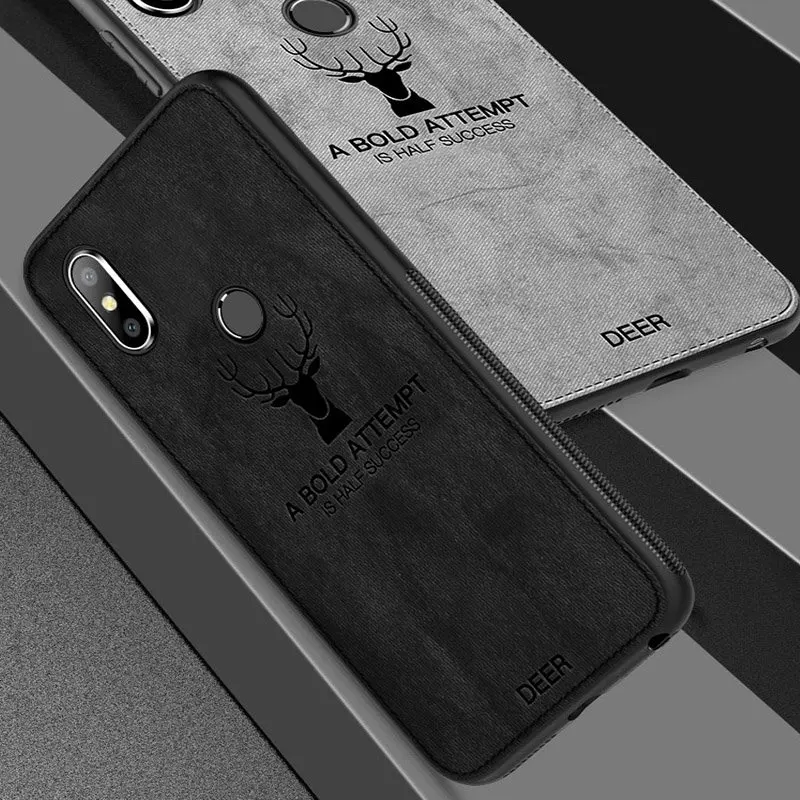 Fabric Case For Xiaomi Redmi Note 5 Pro Plus Mi Max 3 2 Mix 2S A2 A1 6X 5X 8 SE 6 Soft Back Cover Christmas Phone Coque Etui |