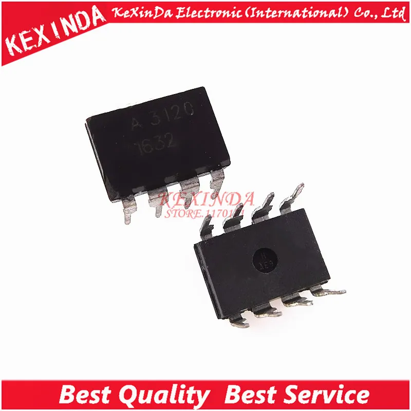 HCPL-3120-000E HCPL3120 HCPL-3120 A3120 DIP-8 10pcs/lot | Электронные компоненты и принадлежности