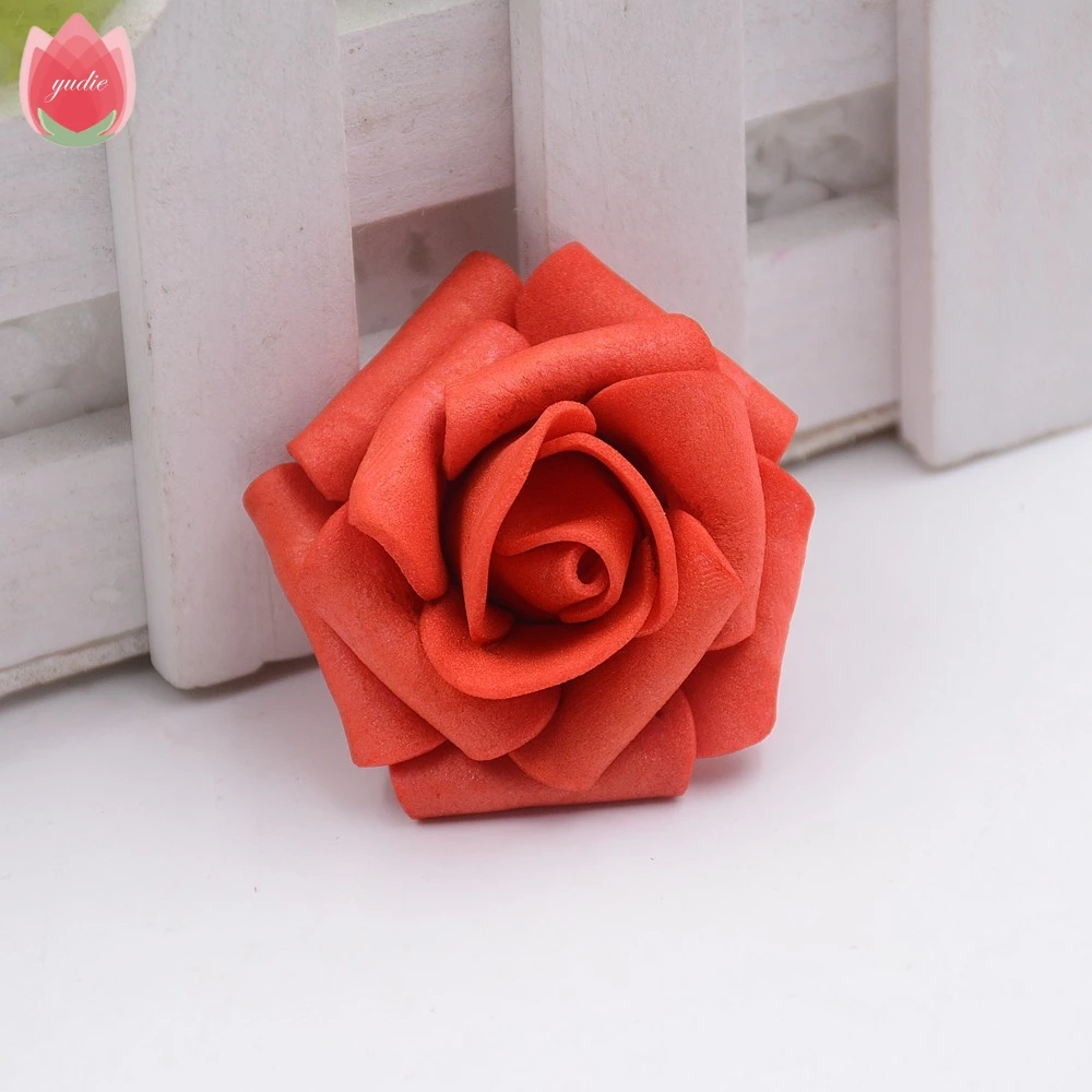 Wholesale 100pcs 4cm Foam Rose Handmade Artificial Flowers For Wedding Home Decoration Mariage Flores Rosa Scrapbooking Craft | Дом и сад