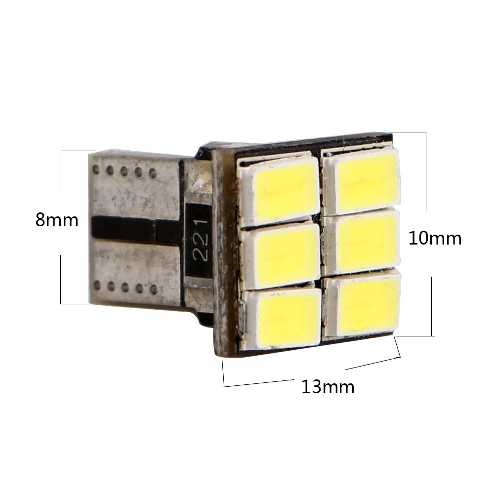 4 шт./лот T10 5730 6 SMD LED CANBUS безошибочный светодиодный свет для автомобильных зазоров