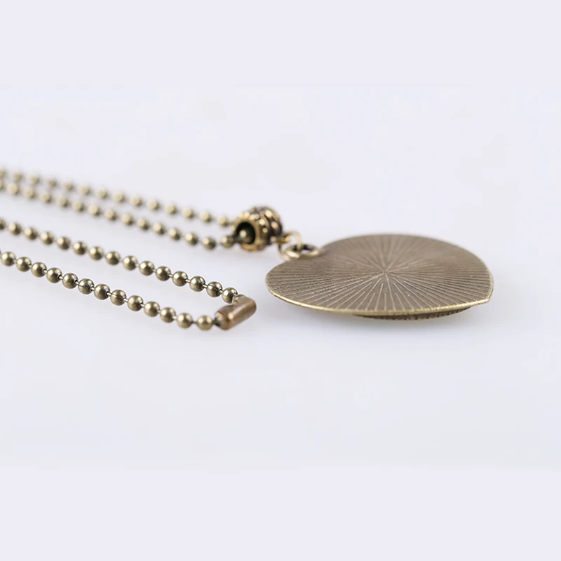 10pcs Rabbit Clock Bronze Heart Pendant Alice In Wonderland Bead Necklaces Retro Women Children | Украшения и аксессуары