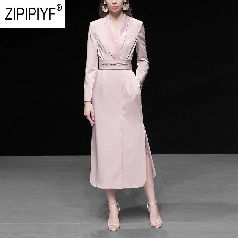 Хит продаж модные женские платья с вырезами длинным рукавом высокой талией