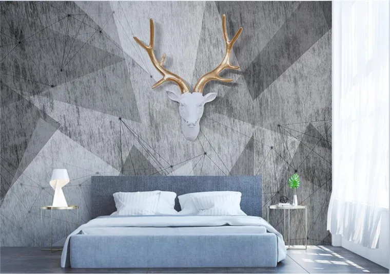 Пользовательские обои 3D фото фрески Современный абстрактный винтажный