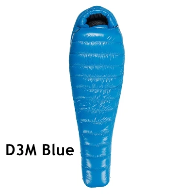 D3 M BLUE Aegismax сверхлегкий сгущает мешки-мумия спальный мешок белая утка вниз открытый отдых туризм D1000 / D1300 / D1500 Slaapzak зима спальный мешок взрослый спальник туристический мешок спальный туризм - Цвет: D3 M BLUE