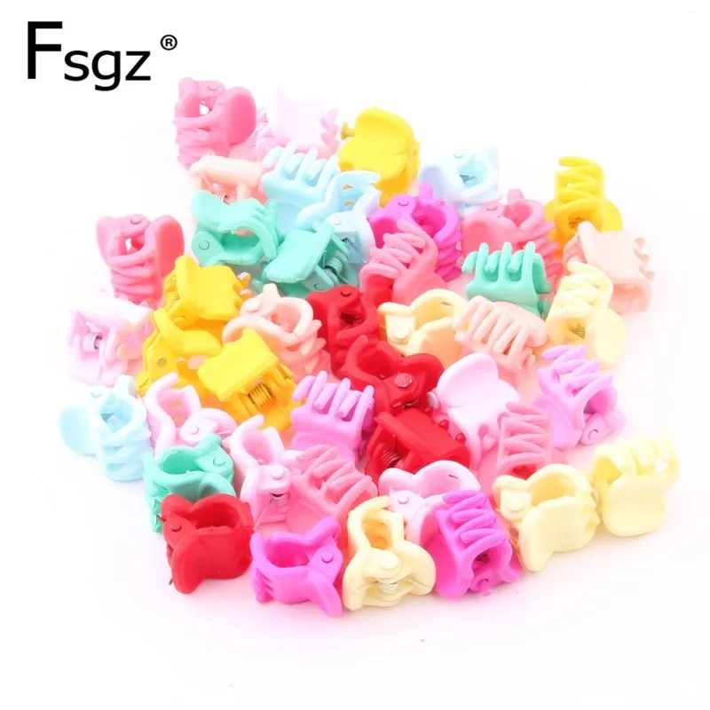20pcs Candy Color Hairpins for Girls Charms Lot Mini Hair Claw Baby Fringe Clips Good Quality Plastic Hairgrips Headdress | Аксессуары