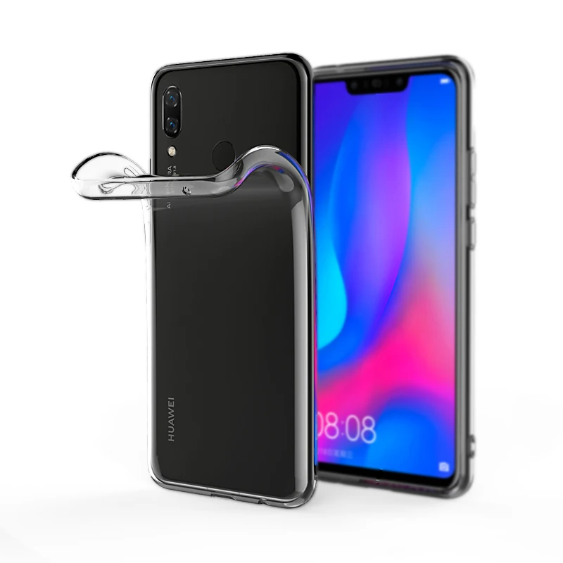 Чехол для huawei nova 3 силиконовый чехол прозрачный ультра тонкий из ТПУ PAR-AL00 nova3 |