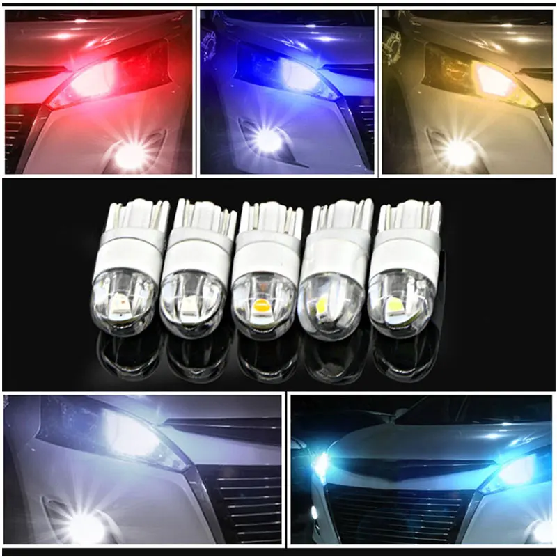2 шт. белые светодиодные лампы T10 W5W для подсветки глаз Opel Astra h j g Corsa Zafira Insignia Vectra b c