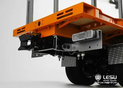 LESU 1/14 RC модель HN 6*4 Бортовой Грузовой автомобиль Прицеп тракторный грузовик