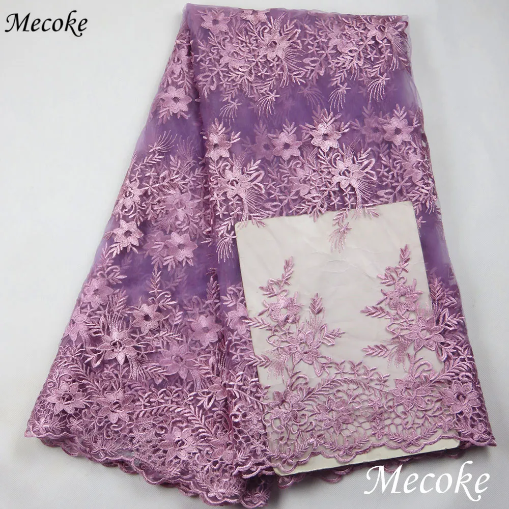 

Newest royal blue hot Selling French Lace Wholesale Price High Quality African Tulle cord Lace 2018 Net Embroidered Lace Fabric