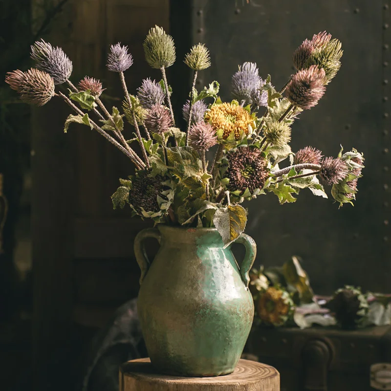 Винтажные Искусственные цветы 1 шт. красивые Подсолнухи деревенские