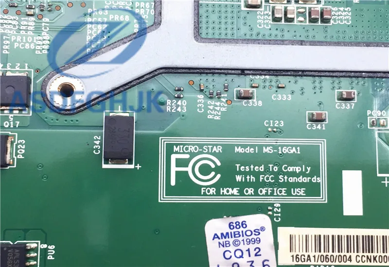 Материнская плата для ноутбука модель MSI GE60 материнская DDR3 не интегрированная
