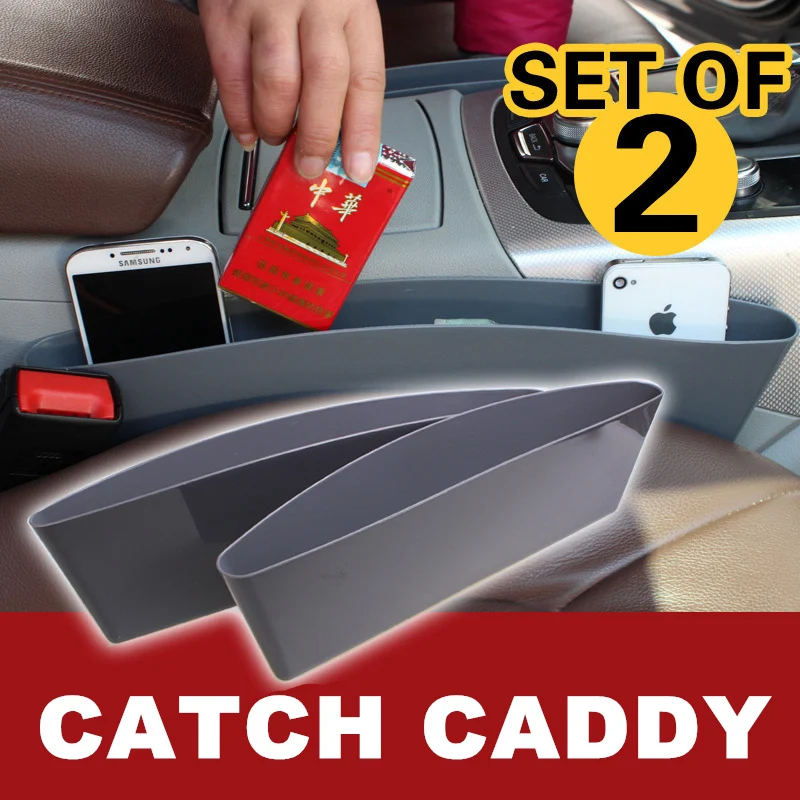 2 шт. хранения коробка поймайте кэдди автомобиля организатор автокресло