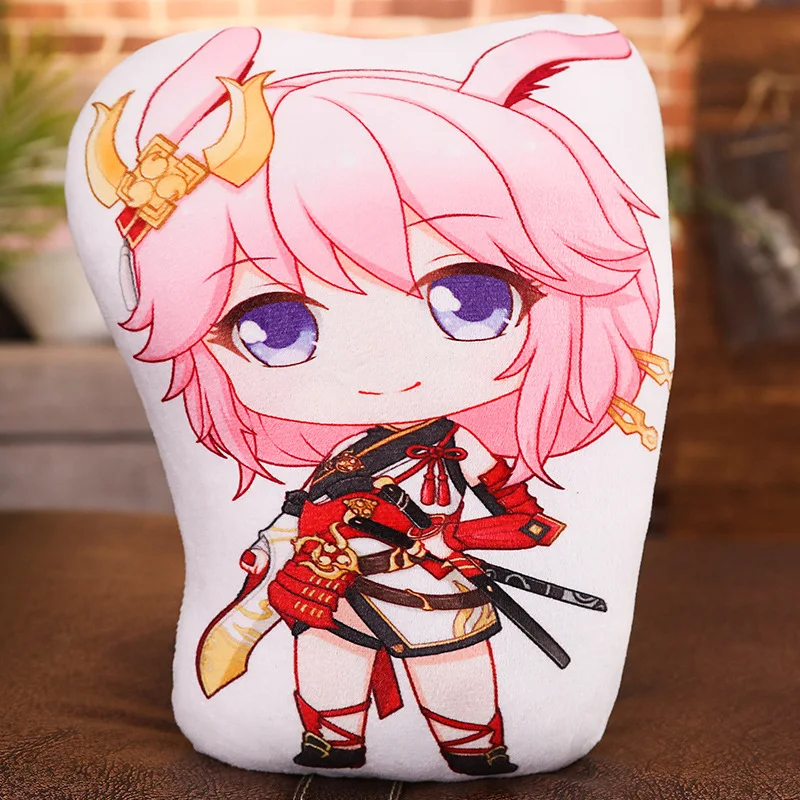 Honkai Impact 3 Подушка игрушка игра MmiHoYo Kiana Kaslana Raiden Mei короткая плюшевая кукла