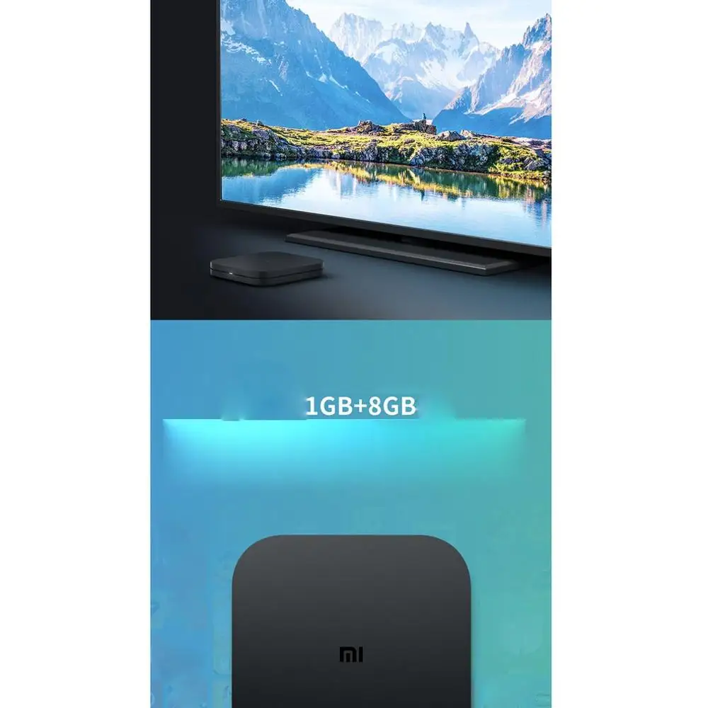 Коробка Форма 1 Гб + 8 Wifi смарт Беспроводной 4 K Черный 4C дома HD ТВ компьютерной