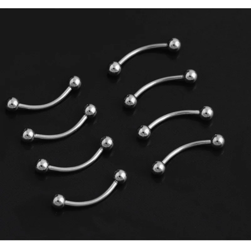 5 шт./лот ювелирное изделие для тела конус бровей губ кольцо живота пирсинг языка