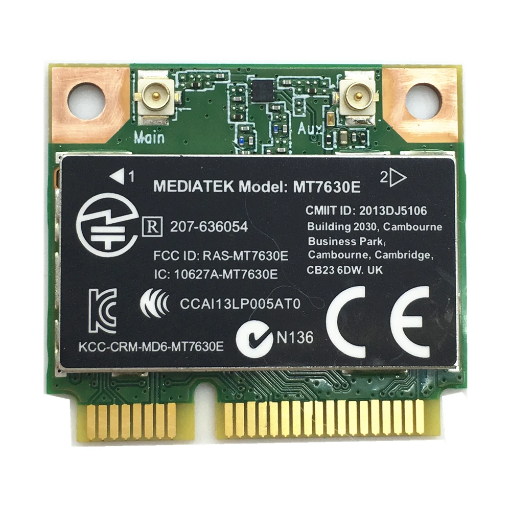 Беспроводной сетевой мини адаптер MT7630E 150 Мбит/с 802.11BGN PCI E SPS:710418 001 ноутбук Wi Fi