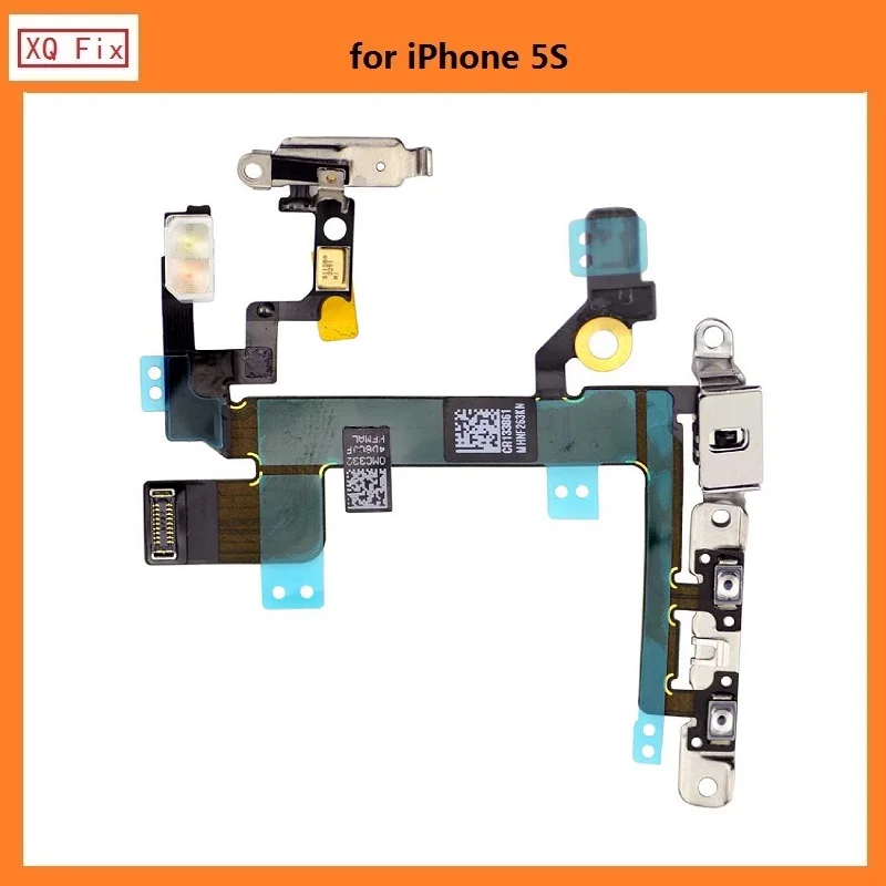 5 шт. кнопки регулировки громкости с кронштейнами для iPhone 6 6s 7 8 Plus X|Шлейфы