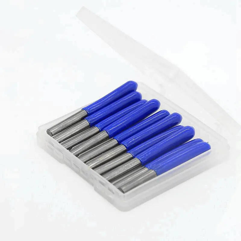 10PCS CNC cutter tools PCB tungsten steel V-type computer engraving milling 10 degrees 0.3mm router cutting | Инструменты