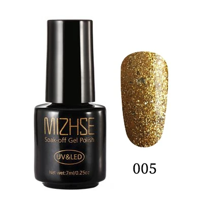 THJ005 MIZHSE голографический Гель-лак 102 цвет Светодиодный УФ-гель Платиновые блестки художественный Гель-лак для ногтей блестящая Лазерная блестка серебро золото бриллиант - Цвет: THJ005