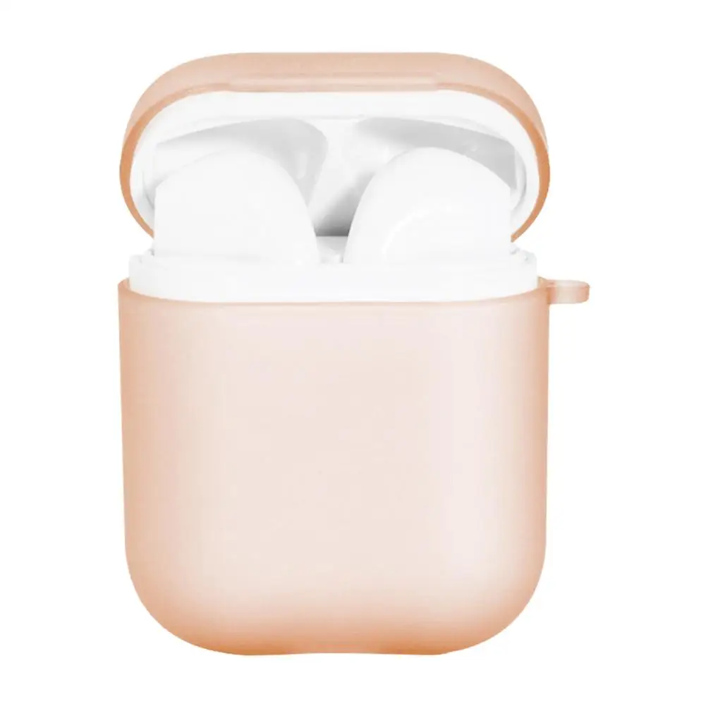 Высококачественный защитный чехол для Airpods bluetooth-гарнитура полупрозрачный