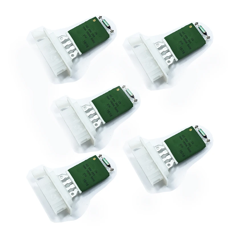 

5pcs OEM Heater Fan Blower Motor Tandem Resistor Regulator For Jetta Golf MK5 MK6 Tiguan Scirocco 1K0 959 263 A 1K0959263A