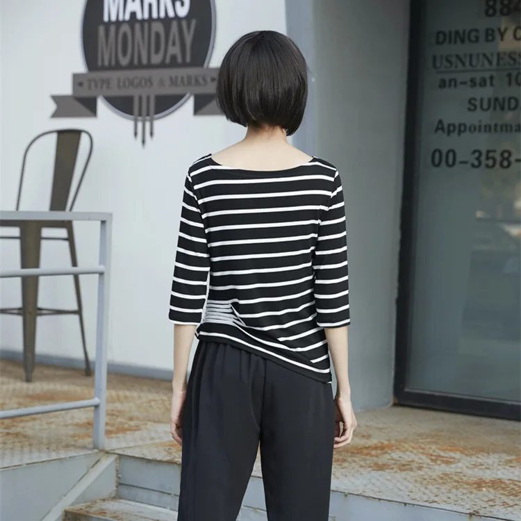 Горячие продажа весна лето новые моды для женщин slash шеи топы Оригинальный