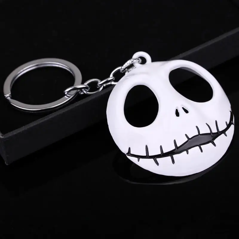 Кошмар перед Рождеством Тыква король Санта Джек брелок череп голова Skellington мужской брелок с киногероем ювелирные изделия llaveros