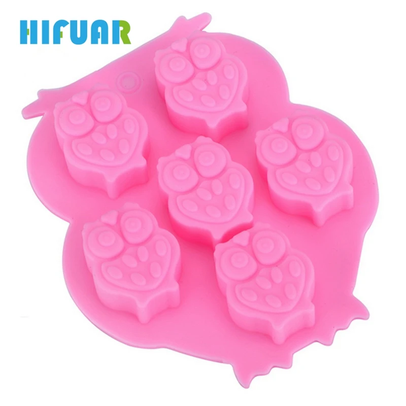 Hifuar 6 чашек Торты Печенье мороженое сладкие формы 3D форма Совы животные