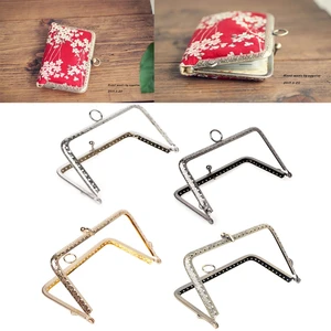 1 шт. DIY Кошелек Ручка для сумки монеты сумки металлическая застежка замок рамка 13,8 см