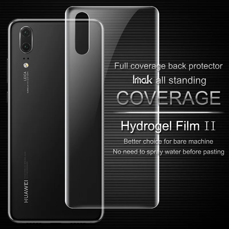 IMAK гидрогель II полный охват Защитная пленка для huawei P20 Pro Экран назад фильм |