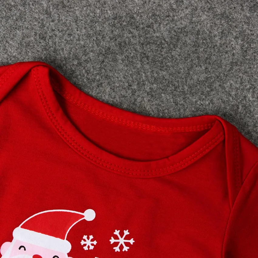 

Sunbaby New 2017 Winter Christmas Baby Clothing Cartoon Santa My First Christmas letter printed baby christmas outfits