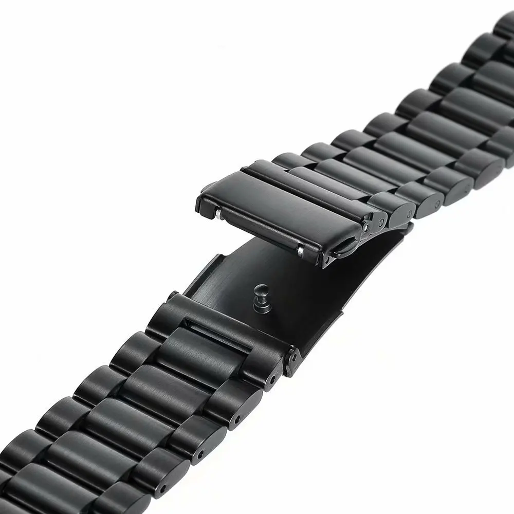 20 мм 22 ремешок huami amazfit bip для samsung gear S3 S2 Classic Frontier galaxy watch Band 42 мм 46 мм из нержавеющей стали huawei gt 2