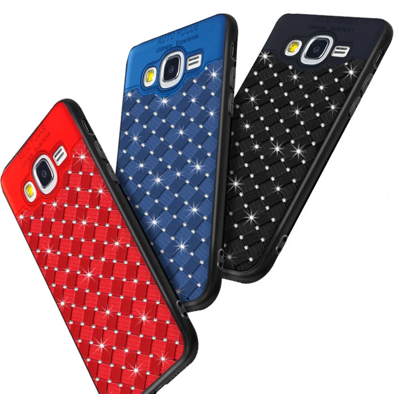 YonLinTan glitter diamond 3D coque cover case For Samsung galaxy J2 prime = Grand G530 g531 on luxury back Phone cases |