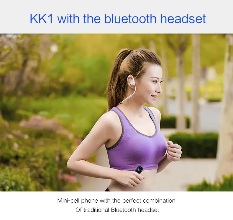 KK1 карманный беспроводной Bluetooth волшебный голос Мобильный телефон наушники набор маленький сотовый телефон волшебный голос Русская клавиатура