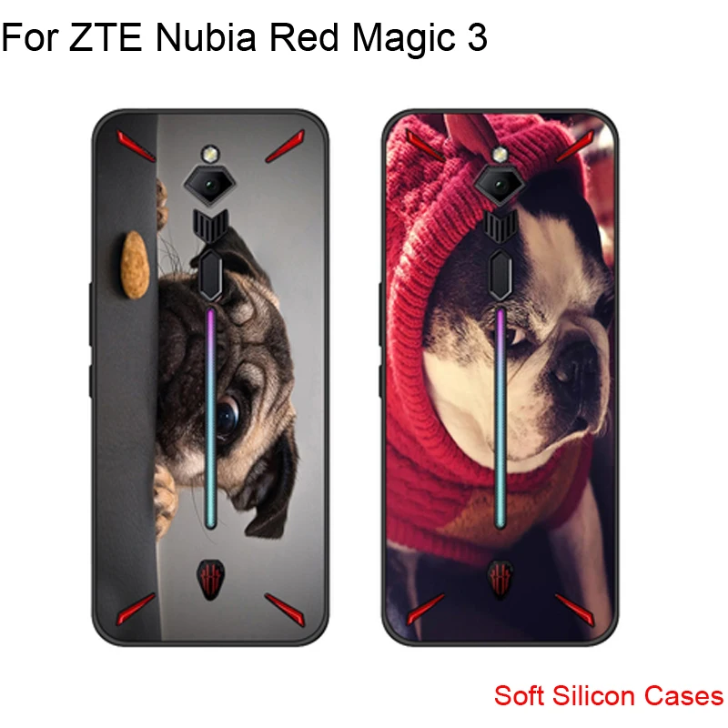 Чехол для ZTE Nubia Red Magic 3 силиконовый мягкий чехол милые Мультяшные чехлы с рисунком