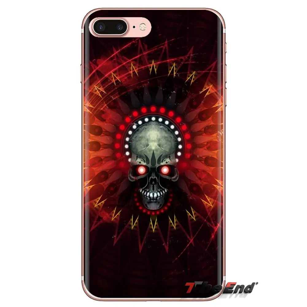 Прозрачный мягкий чехол с черепом 3d hd обои для Huawei G7 G8 P7 P8 P9 P10 P20 P30 Lite Mini Pro P Smart Plus