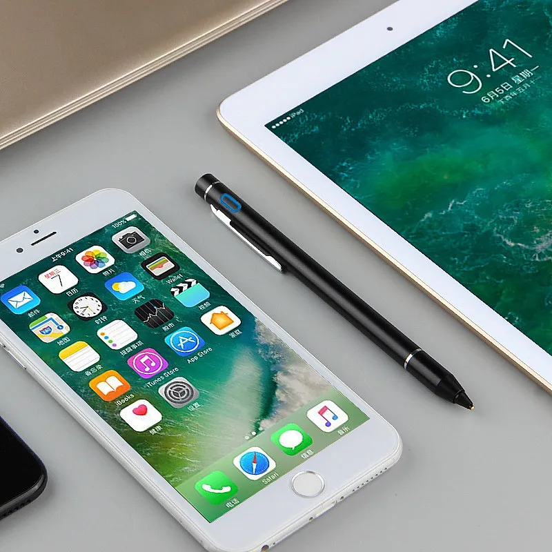 Ручка активный Стилус емкостный тонкий наконечник сенсорный экран для Apple iPhone X 8 Plus 7 6 6s 6Plus 7plus 5S SE 5C Чехол 8plus мобильный телефон