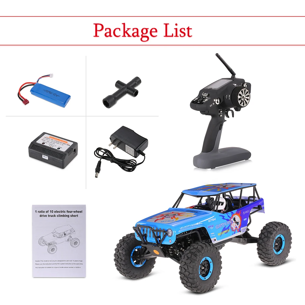 WLtoys 10428 1:10 RC автомобиль 2,4 г 4WD электрический матовый Рок Гусеничный RTR внедорожник пульт дистанционного управления внедорожные veicoli модель игрушки транспортные средства